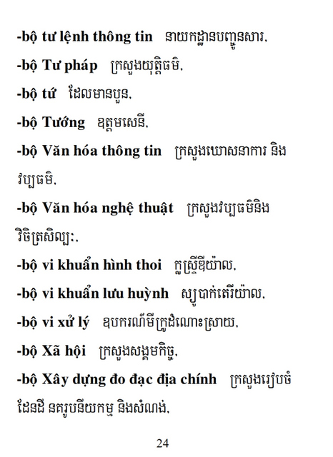 Từ điển Việt Khmer
