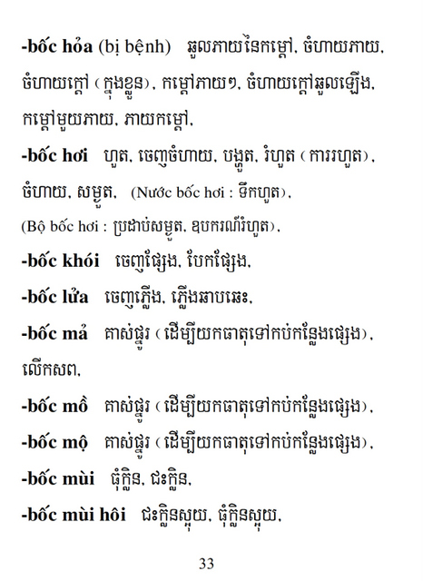 Từ điển Việt Khmer