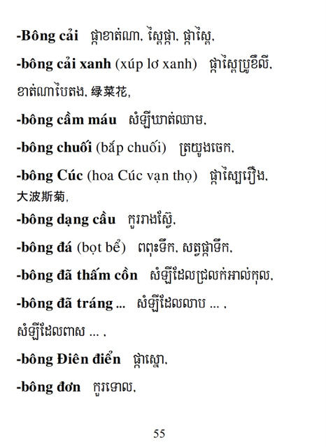 Từ điển Việt Khmer