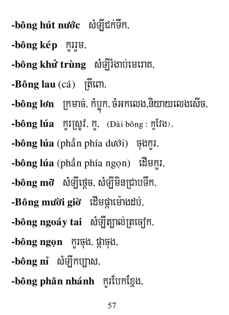 Từ điển Việt Khmer