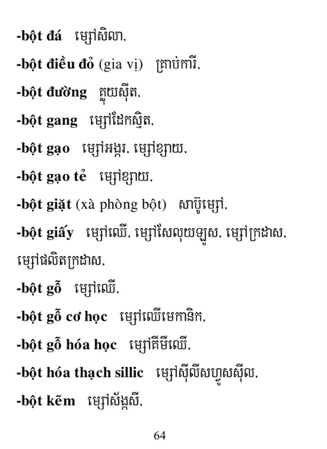 Từ điển Việt Khmer