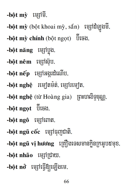 Từ điển Việt Khmer