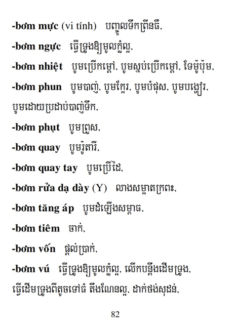 Từ điển Việt Khmer
