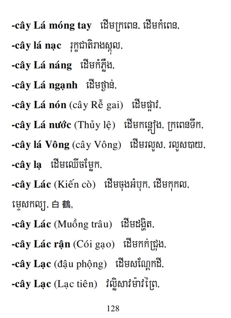 Từ điển Việt Khmer