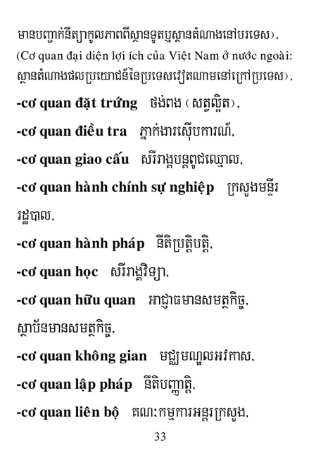 Từ điển Việt Khmer