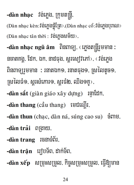 Từ điển Việt Khmer