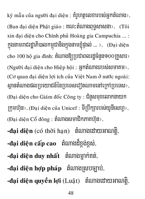 Từ điển Việt Khmer