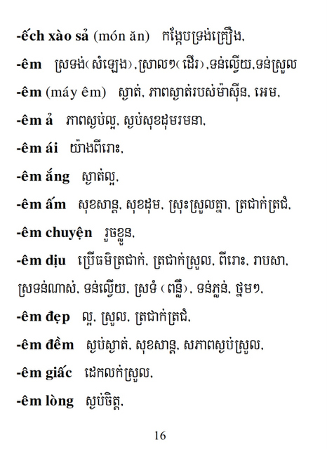 Từ điển Việt Khmer