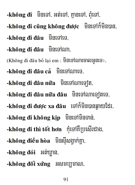 Từ điển Việt Khmer