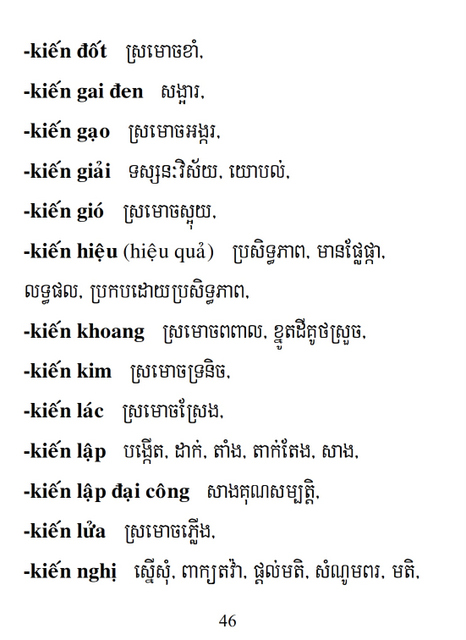 Từ điển Việt Khmer