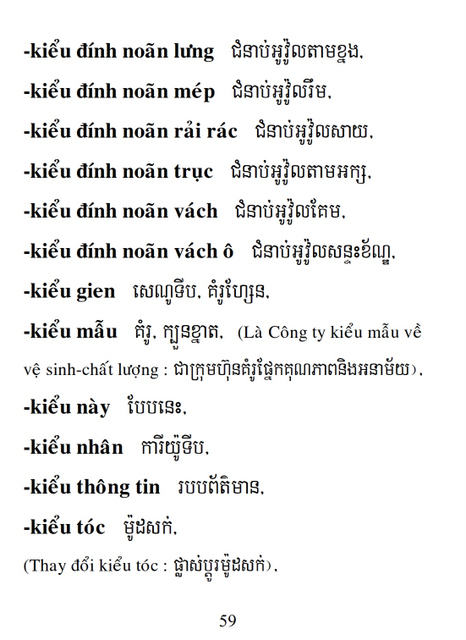 Từ điển Việt Khmer