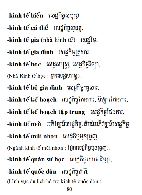 Từ điển Việt Khmer
