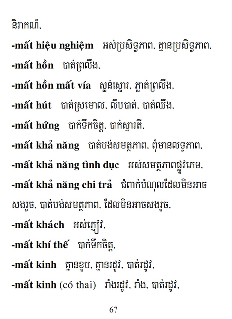 Từ điển Việt Khmer