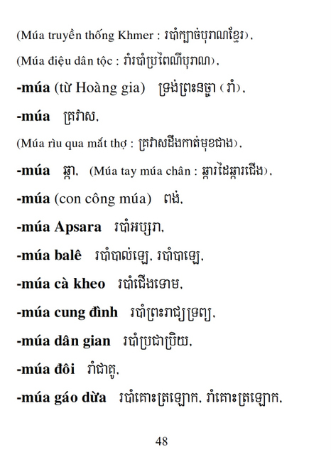 Từ điển Việt Khmer