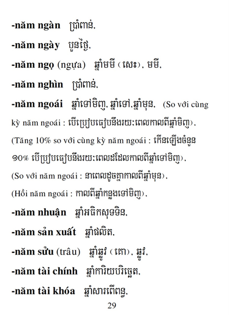 Từ điển Việt Khmer