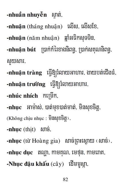 Từ điển Việt Khmer