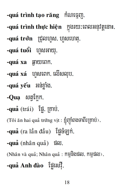 Từ điển Việt Khmer