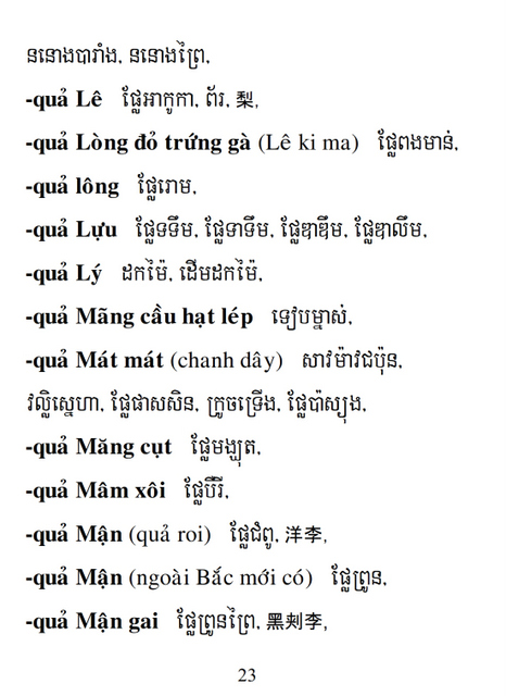 Từ điển Việt Khmer