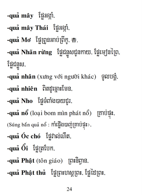 Từ điển Việt Khmer