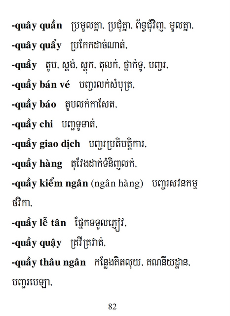 Từ điển Việt Khmer