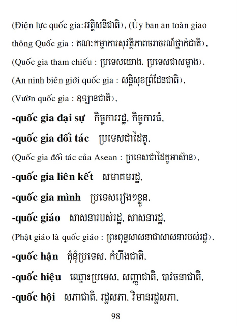 Từ điển Việt Khmer