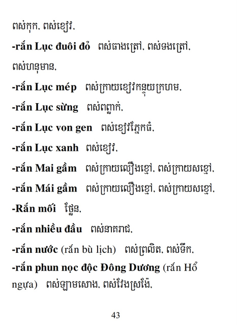 Từ điển Việt Khmer