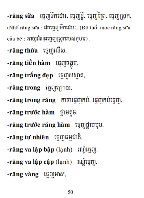 Từ điển Việt Khmer