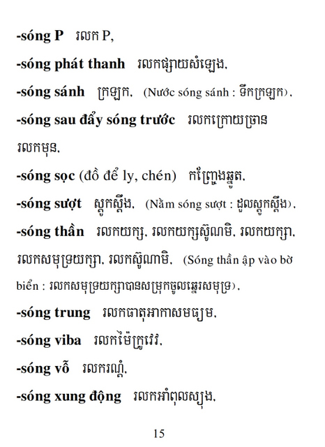 Từ điển Việt Khmer