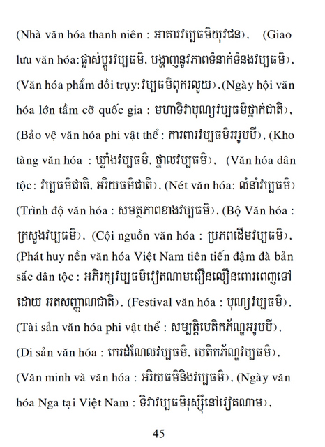 Từ điển Việt Khmer