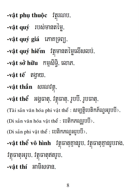 Từ điển Việt Khmer